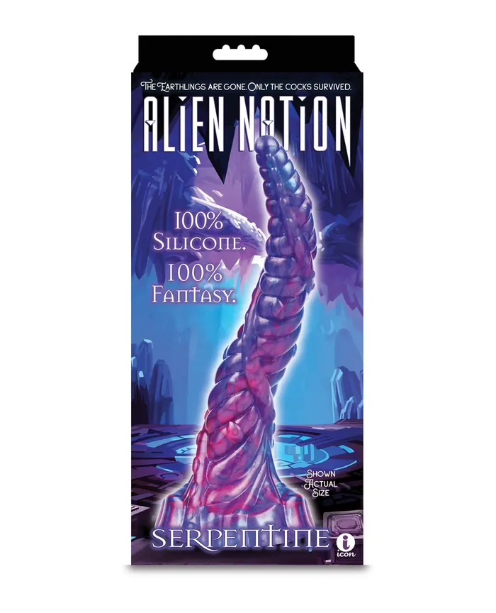 Alien Nation Dildos Alien Nation Serpentine Silicone Dildo PurplePink