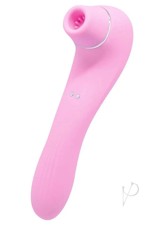 Alive Alive Midnight Quiver Rechargeable Silicone Dual End Vibrator and Clitoral Stimulator Pink Female Sex Toys Alive Alive Midnight Quiver Rechargeable Silicone Dual End Vibrator and Clitoral Stimulator Pink Female Sex Toys