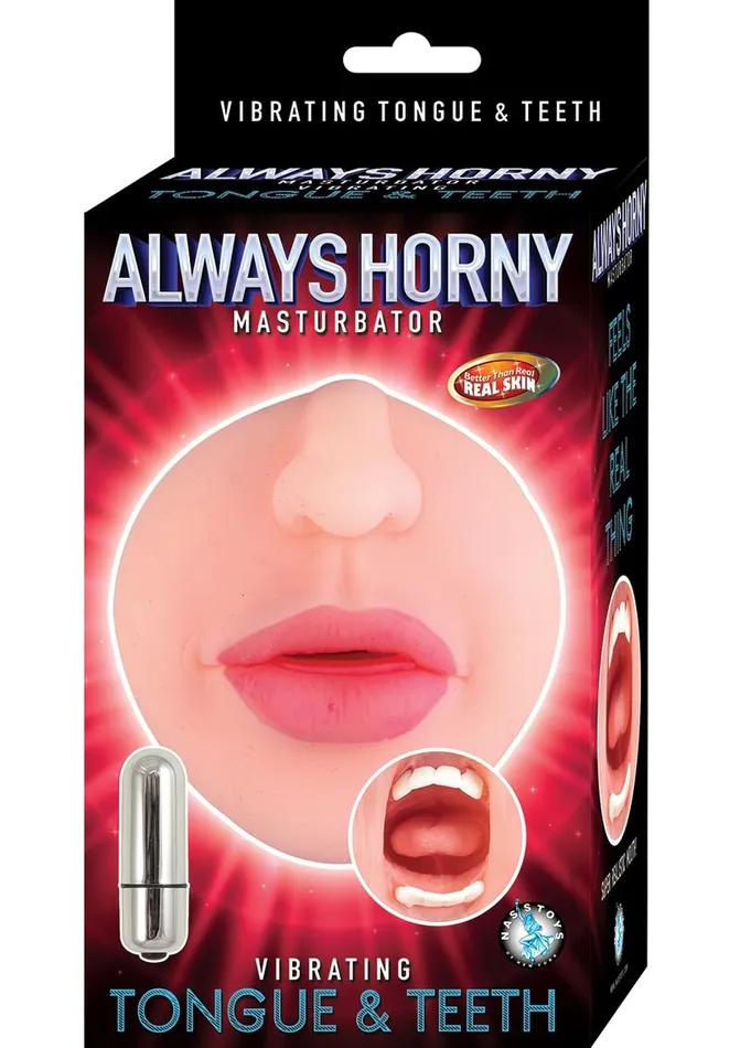 Always Horny Vibrating Tongue and Teeth Masturbator Mouth Vanilla Always Horny Male Sex Toys Always Horny Vibrating Tongue and Teeth Masturbator Mouth Vanilla Always Horny Male Sex Toys