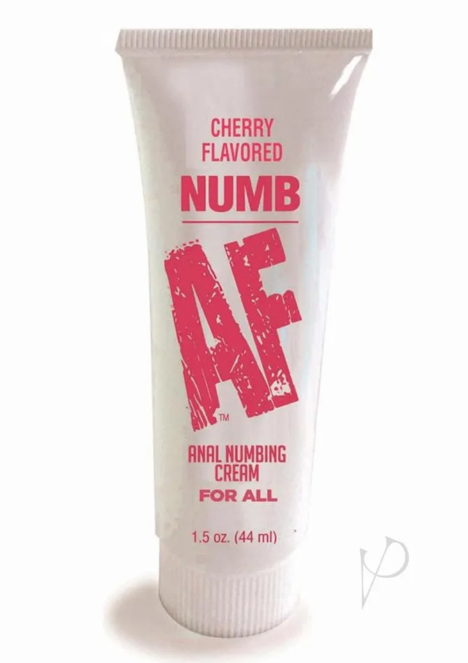 Anal Af Numb AF Anal Numbing Flavored Cream 15oz Cherry Anal Af Numb AF Anal Numbing Flavored Cream 15oz Cherry