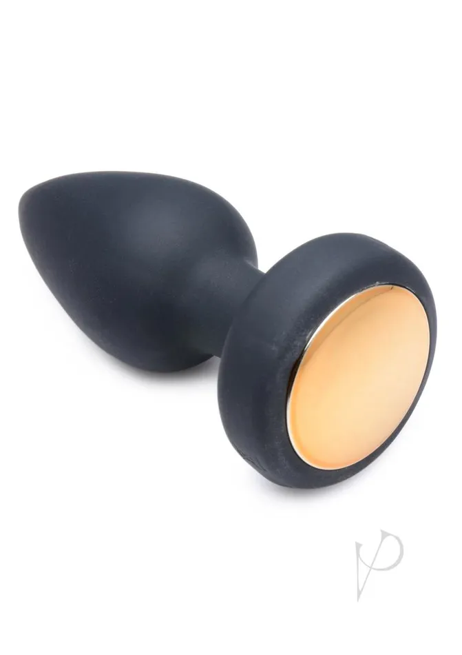 Anal Booty Sparks Booty Sparks Silicone Vibrating LED Plug Small Black