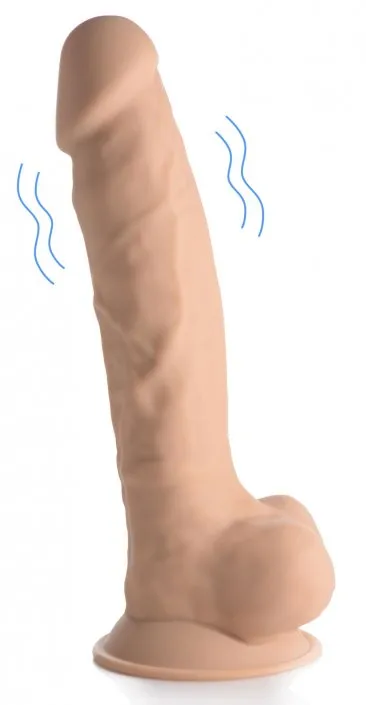 Anal Fleshstixxx 8 Inch Silexpan Hypoallergenic Silicone Vibrating Dildo