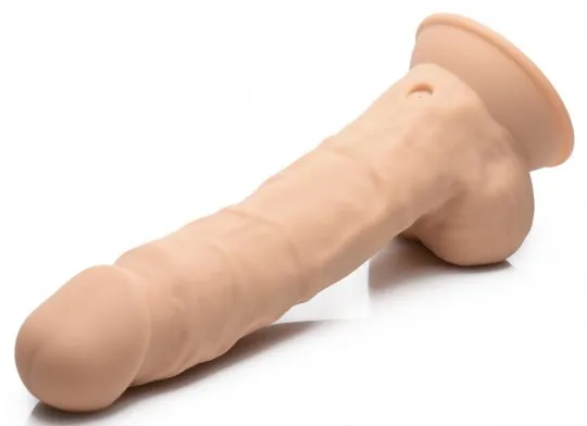 Anal Fleshstixxx 8 Inch Silexpan Hypoallergenic Silicone Vibrating Dildo
