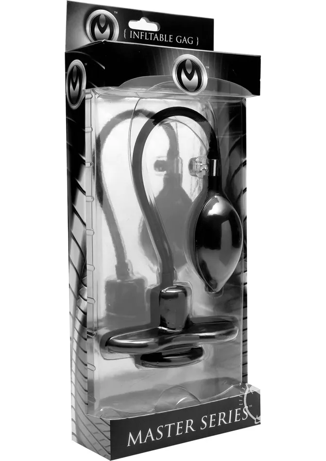 Anal Master Series Inhibitor Inflatable Gag Black Master Series