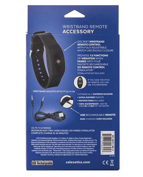 Anal Remote Controlled Vibes Wristband Remote Accessory