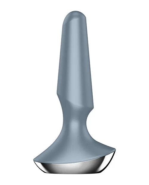 Anal Satisfyer Satisfyer Plugilicious 2 Silicone Vibrating Anal Plug Ice Blue Anal Satisfyer Satisfyer Plugilicious 2 Silicone Vibrating Anal Plug Ice Blue