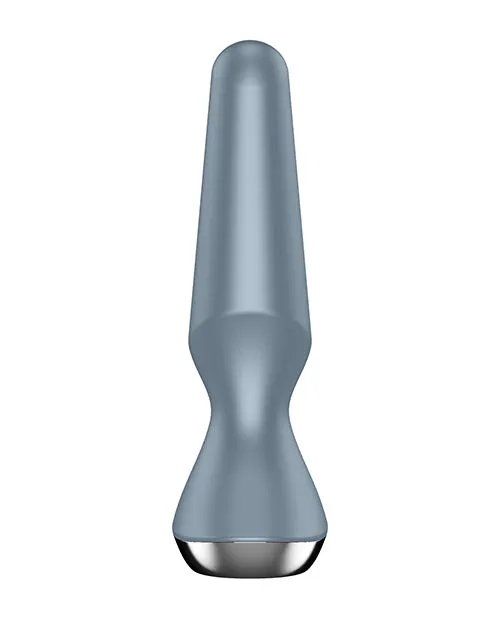 Anal Satisfyer Satisfyer Plugilicious 2 Silicone Vibrating Anal Plug Ice Blue Anal Satisfyer Satisfyer Plugilicious 2 Silicone Vibrating Anal Plug Ice Blue