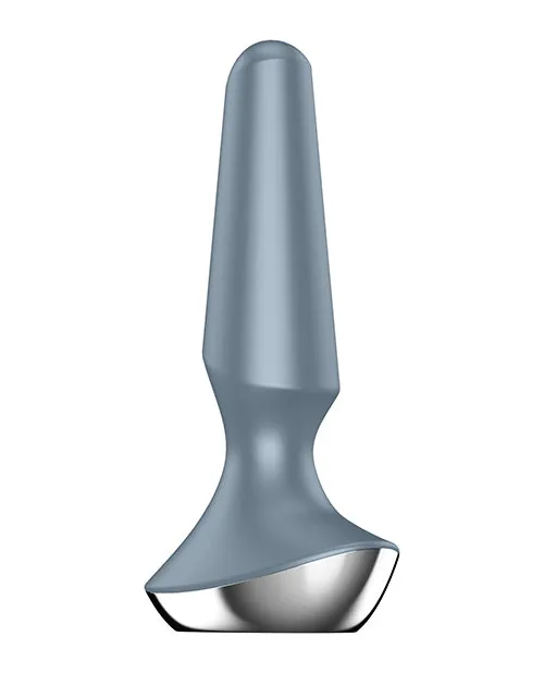 Anal Satisfyer Satisfyer Plugilicious 2 Silicone Vibrating Anal Plug Ice Blue Anal Satisfyer Satisfyer Plugilicious 2 Silicone Vibrating Anal Plug Ice Blue