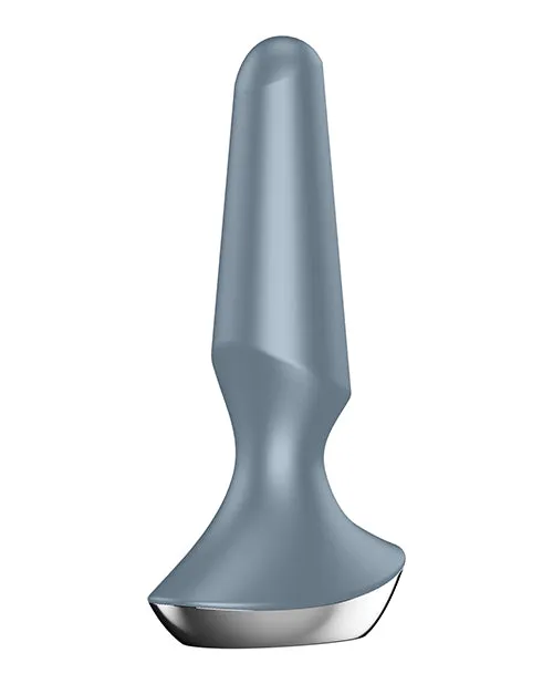 Anal Satisfyer Satisfyer Plugilicious 2 Silicone Vibrating Anal Plug Ice Blue Anal Satisfyer Satisfyer Plugilicious 2 Silicone Vibrating Anal Plug Ice Blue