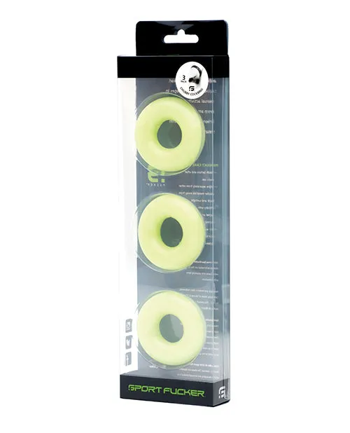 Anal Sport Fucker Sport Fucker Chubby Cockring Pack of 3 Glow Anal Sport Fucker Sport Fucker Chubby Cockring Pack of 3 Glow