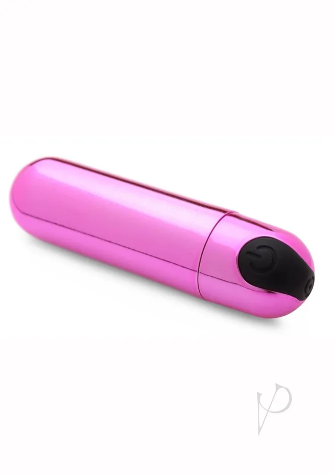 Bang 10X Vibrating Metallic Rechargeable Bullet Vibrator Pink Bang Vibrators