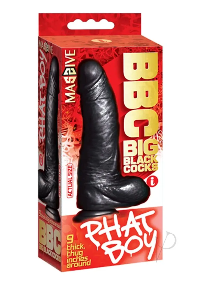 Bb Cs Female Sex Toys BBC Big Black Cock Phat Boy Realistic Dildo with Balls 10in Black Bb Cs Female Sex Toys BBC Big Black Cock Phat Boy Realistic Dildo with Balls 10in Black