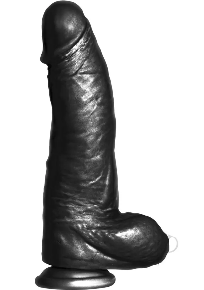 Bb Cs Female Sex Toys BBC Big Black Cock Phat Boy Realistic Dildo with Balls 10in Black