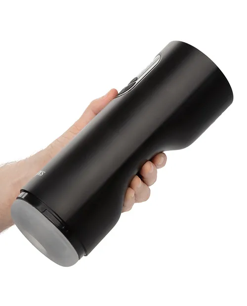 Bionic Sucking and Vibrating Rechargeable Anal Masturbator Black Bionic Male Sex Toys Bionic Sucking and Vibrating Rechargeable Anal Masturbator Black Bionic Male Sex Toys