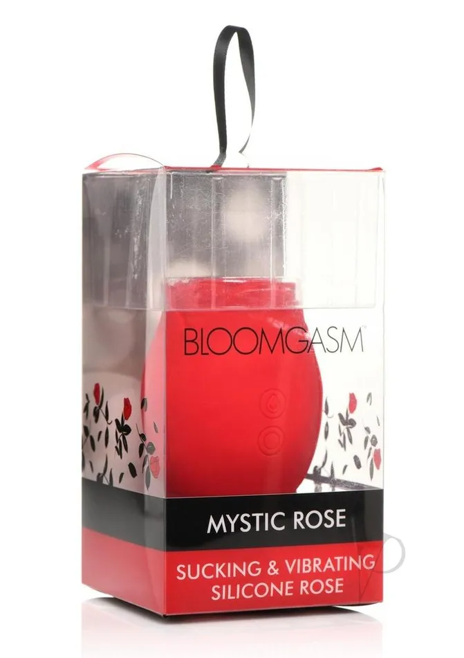 Bloomgasm Bloomgasm Mystic Rose Rechargeable Silicone Sucking and Vibrating Clitoral Stimulator Red Female Sex Toys Bloomgasm Bloomgasm Mystic Rose Rechargeable Silicone Sucking and Vibrating Clitoral Stimulator Red Female Sex Toys