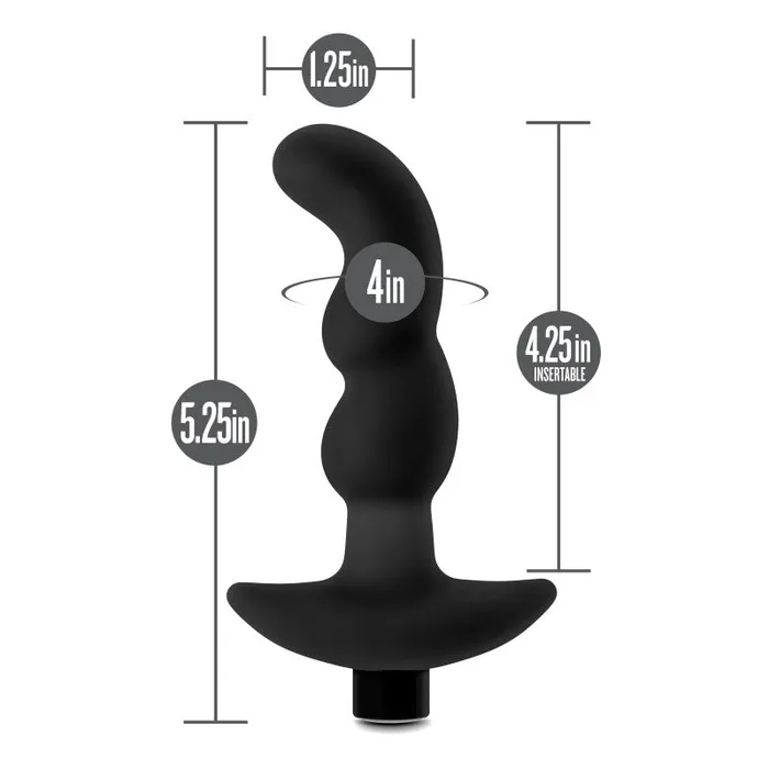 Blush Novelties Male Sex Toys Anal Adventures Platinum Vibrating Prostate Massager