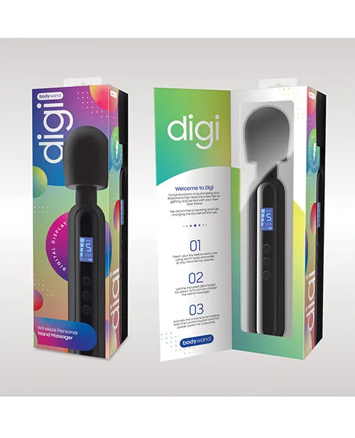 Bodywand Anal Bodywand Digi Rechargeable Silicone Massager Black Bodywand Anal Bodywand Digi Rechargeable Silicone Massager Black