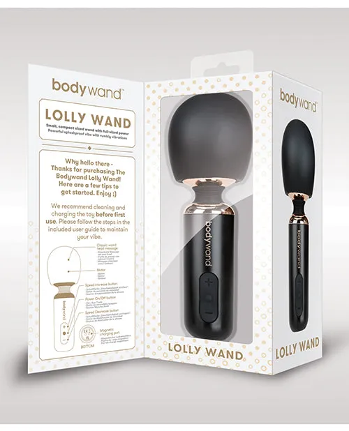 Bodywand Lolly Rechargeable Silicone Massager BlackRose Gold Bodywand Anal Bodywand Lolly Rechargeable Silicone Massager BlackRose Gold Bodywand Anal