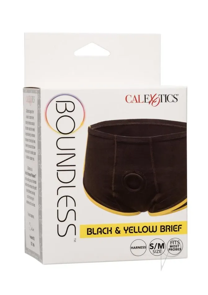 Boundless Anal Boundless Brief SM BlackYellow