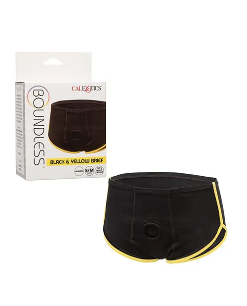 Boundless Anal Boundless Brief SM BlackYellow