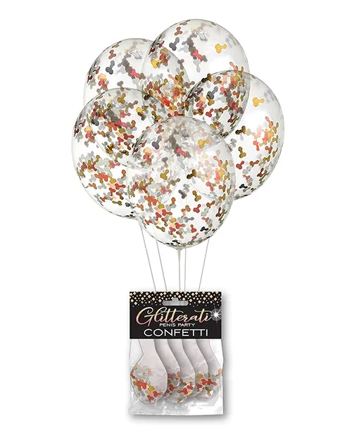 Candyprints Party Male Sex Toys Glitterati Penis Party Confetti Filled Balloons 5 Pack Candyprints Party Male Sex Toys Glitterati Penis Party Confetti Filled Balloons 5 Pack