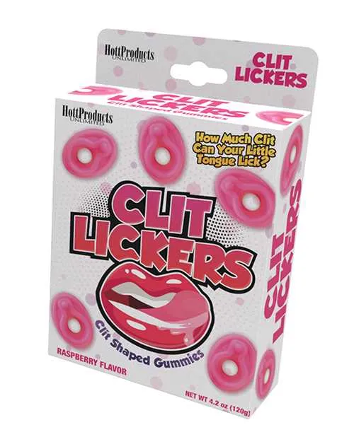 Clit Lickers Clit Shaped Gummies Strawberry Flavored Hott Products Vibrators