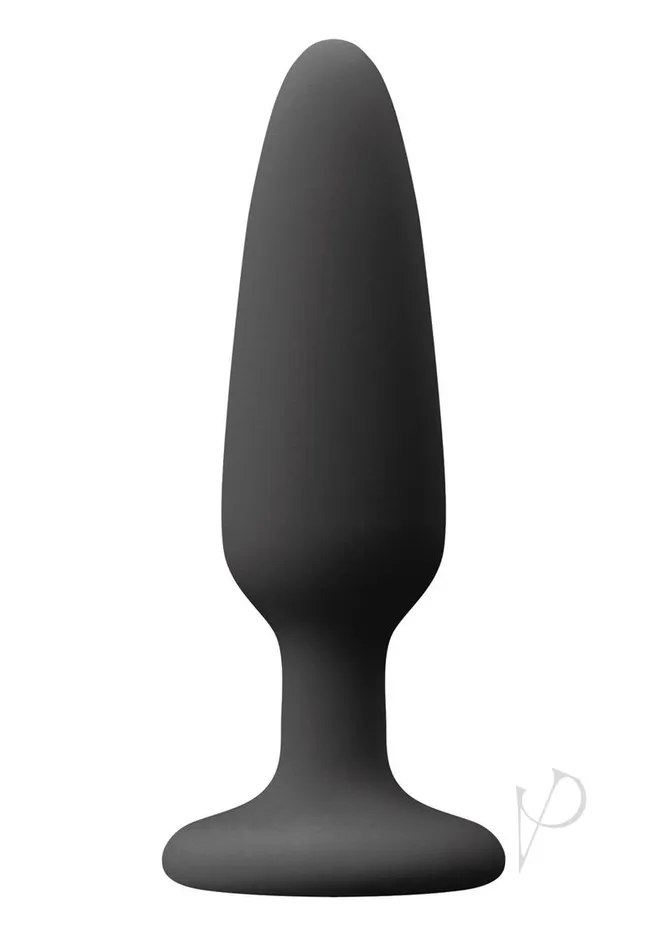 Colours Colours Pleasure Plug Silicone Butt Plug Small Black Anal