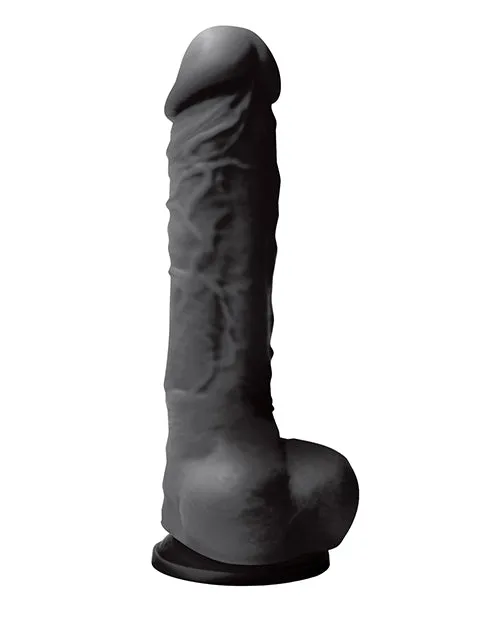 Colours Pleasures Silicone Dildo 8in Black Colours Dildos Colours Pleasures Silicone Dildo 8in Black Colours Dildos