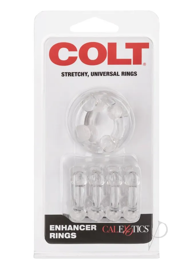 Colt Dildos COLT Enhancer Rings Cock Rings Clear