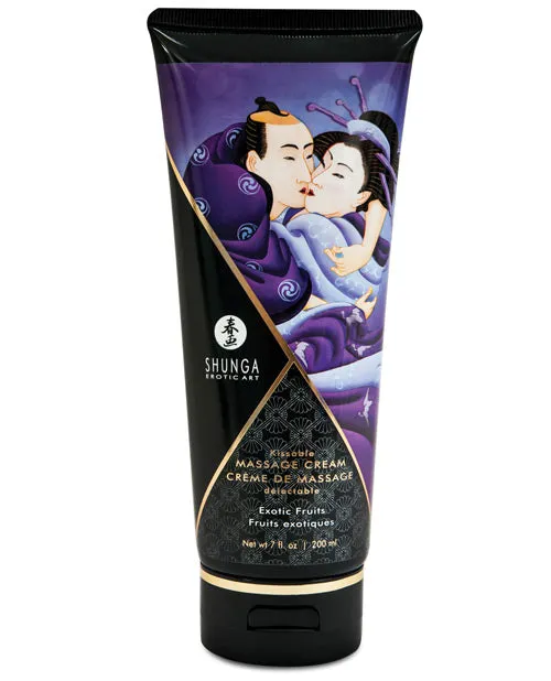 Couples Shunga Shunga Kissable Massage Cream 7 oz Exotic Fruits