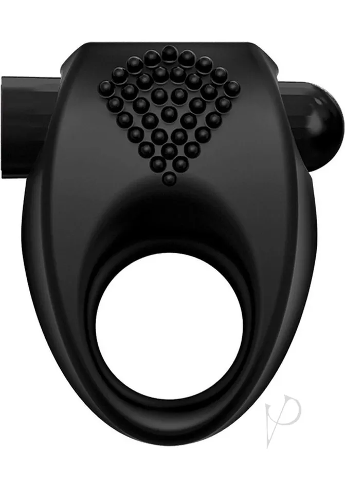 Decadence Decadence Ring Man Silicone Vibrating Cock Ring Black Couples