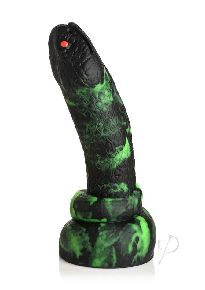 Dildos Creature Cocks Creature Cocks Python Silicone Dildo GreenBlackRed