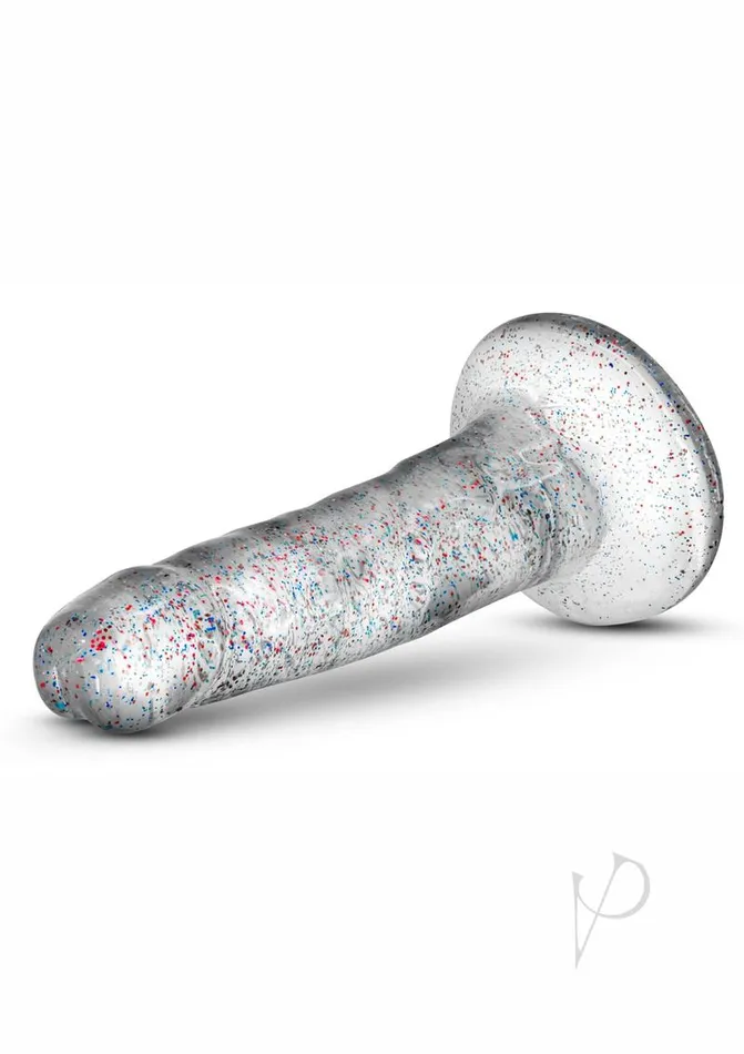 Dildos Naturally Yours Naturally Yours Glitter Dildo 55in Clear Dildos Naturally Yours Naturally Yours Glitter Dildo 55in Clear