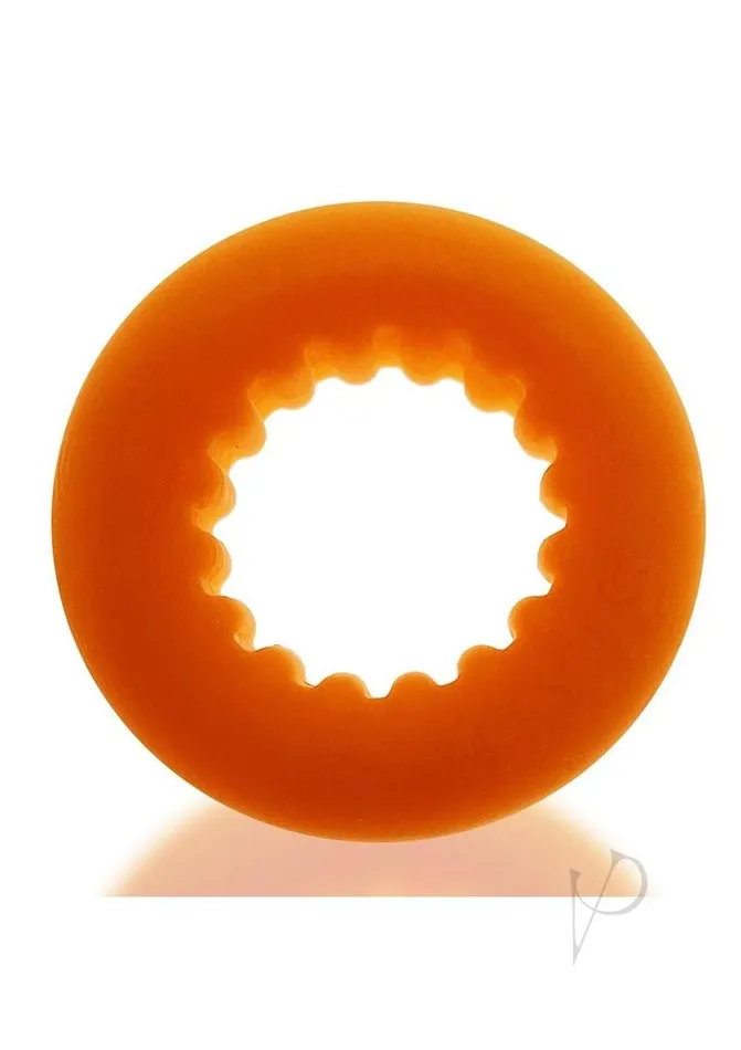 Dildos Oxballs Oxballs Axis Rib Griphold Cock Eing Orange Ice