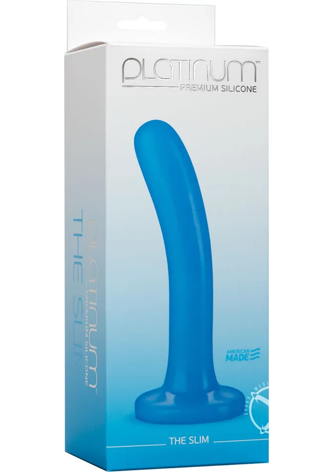 Dildos Platinum Premium Silicone The Slim Dildo 55in Blue Platinum Premium Silicone Dildos Platinum Premium Silicone The Slim Dildo 55in Blue Platinum Premium Silicone