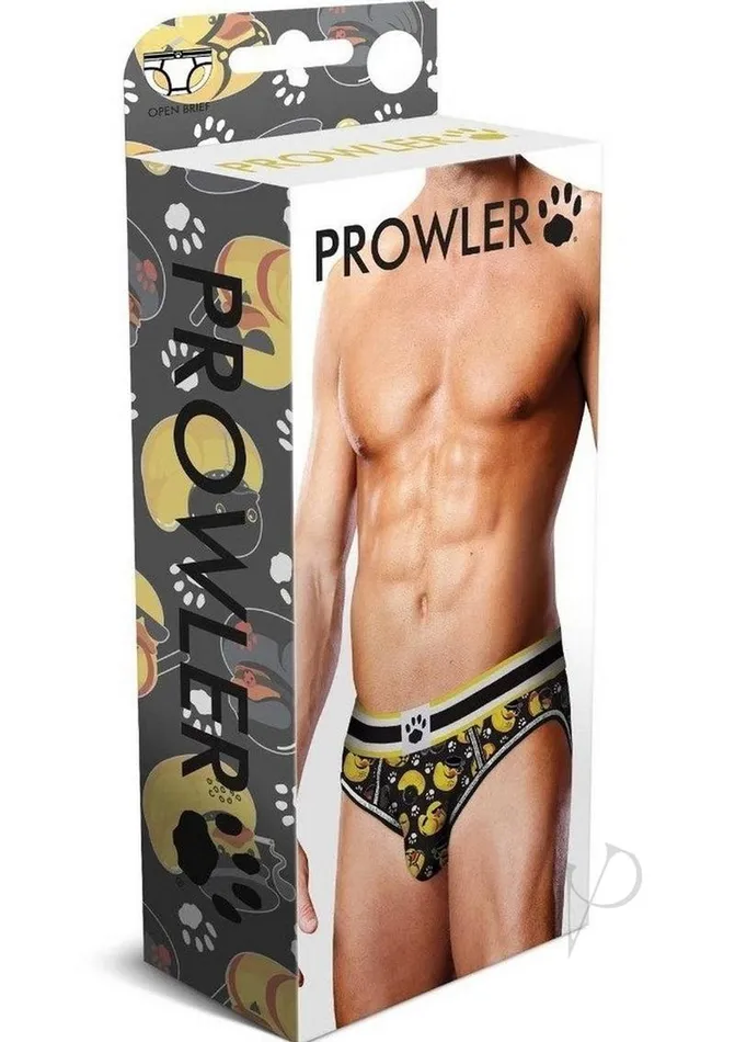 Dildos Prowler Prowler BDSM Rubber Ducks Open Brief XXL BlackYellow