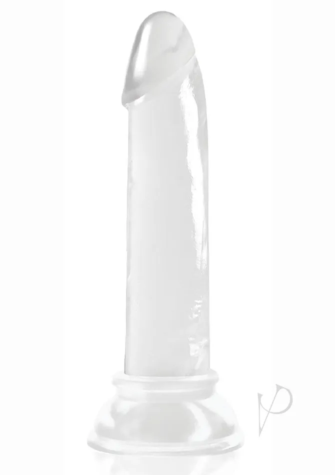 Dildos The 9s Diclets Jelly Dildo 7in Clear The 9s