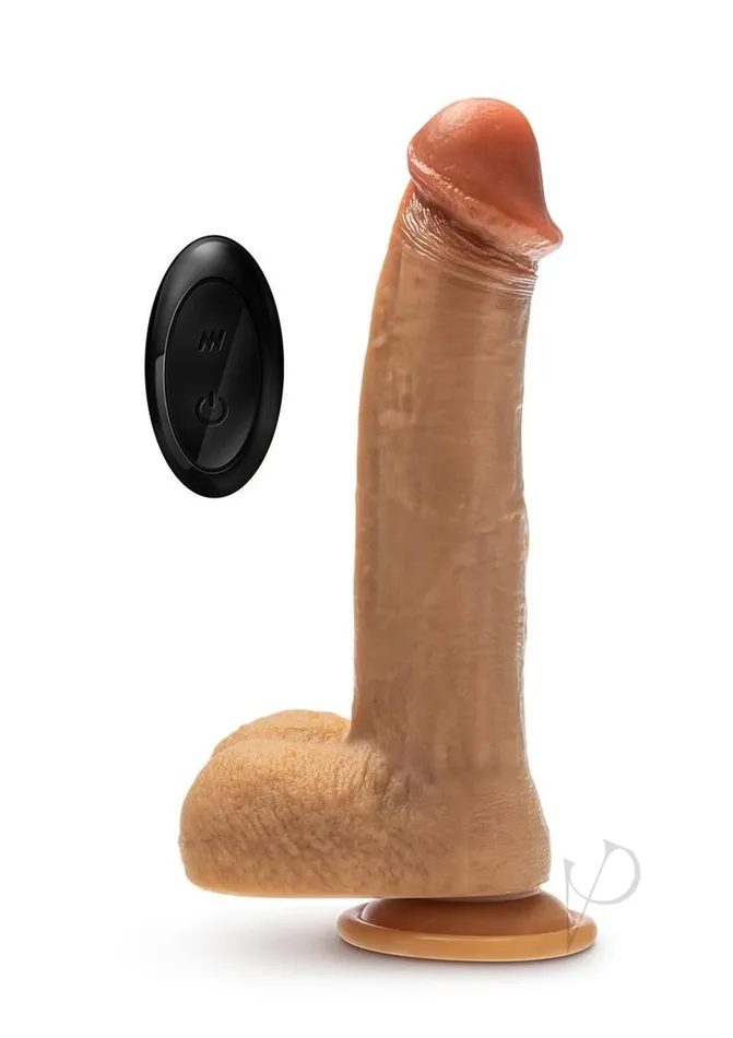 Dr Skin Platinum Collection Silicone Dr Phillips Rechargeable Thrusting Dildo with Remote Control 85in Caramel Dr Skin Female Sex Toys Dr Skin Platinum Collection Silicone Dr Phillips Rechargeable Thrusting Dildo with Remote Control 85in Caramel Dr Skin Female Sex Toys