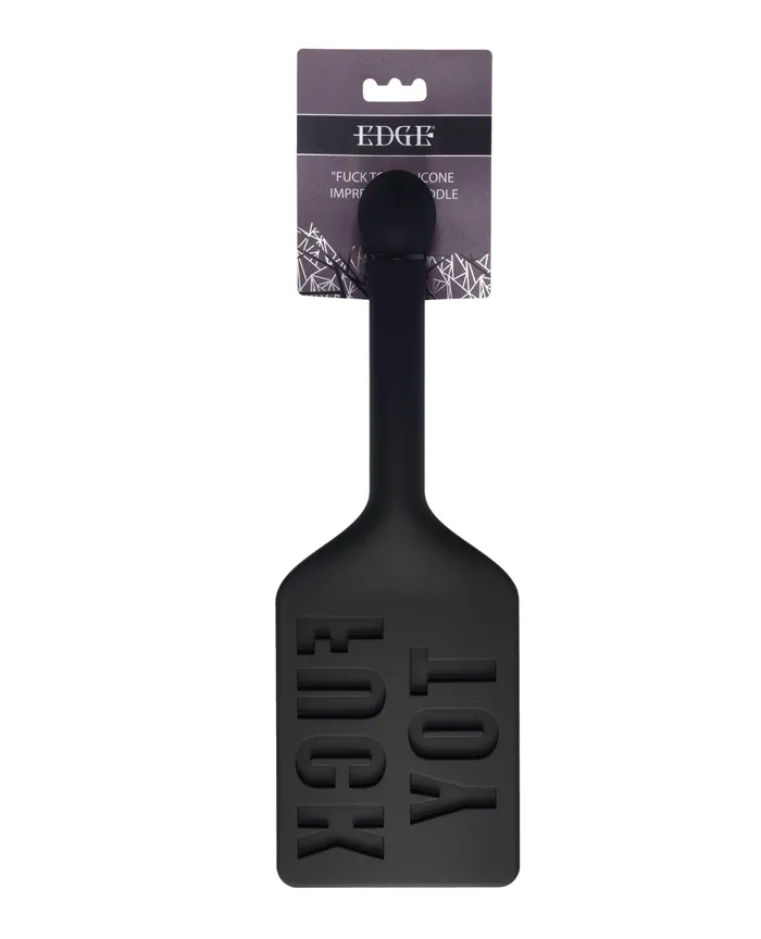 Edge FUCK TOY Silicone Paddle Black Edge Anal