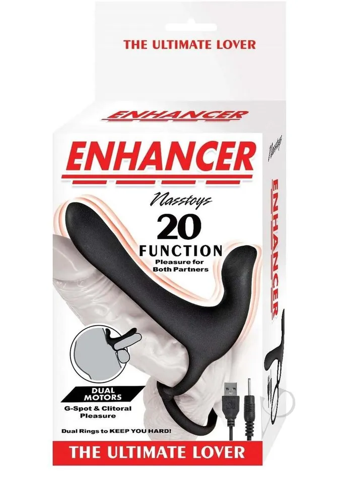 Enhancer Enhancer The Ultimate Lover Rechargeable Silicone Couples Cock Ring Black Anal Enhancer Enhancer The Ultimate Lover Rechargeable Silicone Couples Cock Ring Black Anal