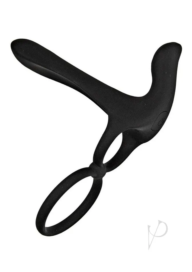 Enhancer Enhancer The Ultimate Lover Rechargeable Silicone Couples Cock Ring Black Anal