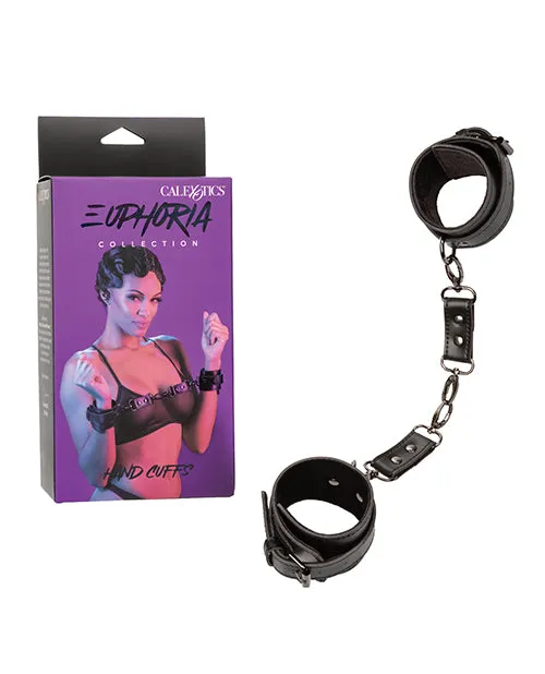 Euphoria Anal Euphoria Collection Hand Cuffs Black