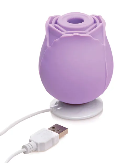 Female Sex Toys Bloomgasm Inmi Bloomgasm Rose 10X Silicone Rechargeable Clitoral Stimulator Purple