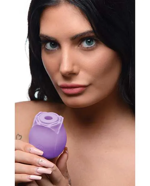 Female Sex Toys Bloomgasm Inmi Bloomgasm Rose 10X Silicone Rechargeable Clitoral Stimulator Purple