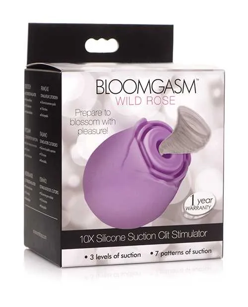 Female Sex Toys Bloomgasm Inmi Bloomgasm Rose 10X Silicone Rechargeable Clitoral Stimulator Purple