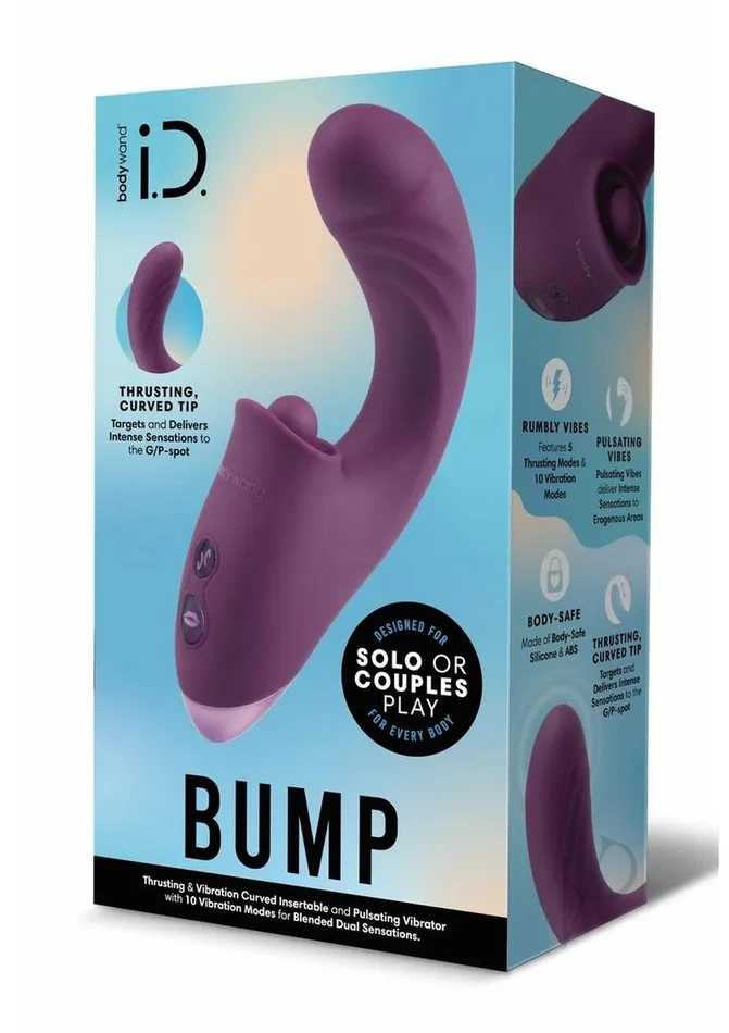 Female Sex Toys Bodywand ID Bump Rechargeable Silicone Dual Stimulating Clitoral Vibrator Wine Bodywand Female Sex Toys Bodywand ID Bump Rechargeable Silicone Dual Stimulating Clitoral Vibrator Wine Bodywand