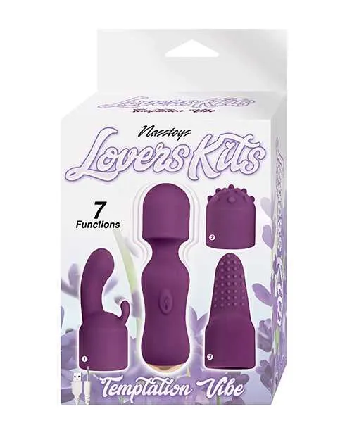 Female Sex Toys Lovers Kits Temptation Rechargeable Silicone Vibrator Eggplant Nasstoys