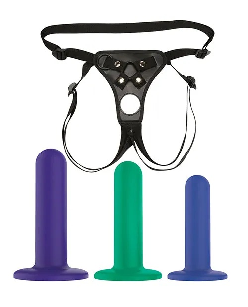 Female Sex Toys Nobu Nobu Tai Silicone Dildo Set wAdjustable Strap On 3 Piece Kit Assorted Colors Female Sex Toys Nobu Nobu Tai Silicone Dildo Set wAdjustable Strap On 3 Piece Kit Assorted Colors