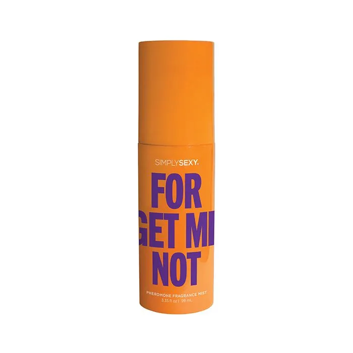 Female Sex Toys Simply Sexy Pheromone Body Mist 335 oz Forget Me Not