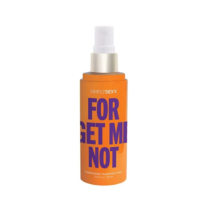 Female Sex Toys Simply Sexy Pheromone Body Mist 335 oz Forget Me Not